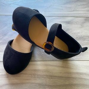 Old Navy Toddler Shoes. Size 8. Black. Suede Finish. NWOT